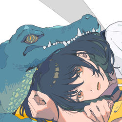 This is a pixiv picture whose title is 諸刃.