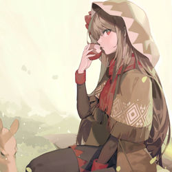 This is a pixiv picture whose title is ChocolateUndead' OC.
