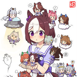 This is a pixiv picture whose title is ﾁﾋﾞｳﾏﾑｽﾒ.