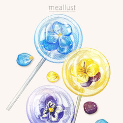 This is a pixiv picture whose title is Flower candy.