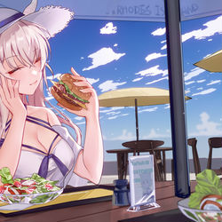 This is a pixiv picture whose title is ホワイトデーのお返しは砂浜デート.