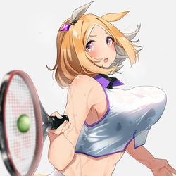This is a pixiv picture whose title is トレセン学園テニス部③.
