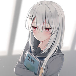 This is a pixiv picture whose title is クラスに馴染めない留年生.