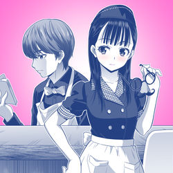 This is a pixiv picture whose title is 「喫茶どんぶら」へようこそ.