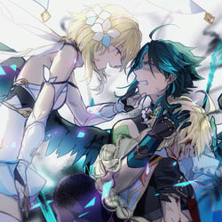 This is a pixiv picture whose title is 邂逅.