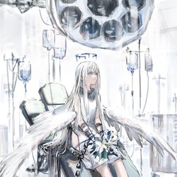 This is a pixiv picture whose title is alone..
