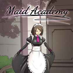 This is a pixiv picture whose title is Maid Academy.
