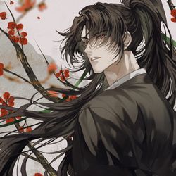 This is a pixiv picture whose title is 靑明.