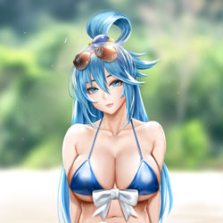 This is a pixiv picture whose title is アクア.