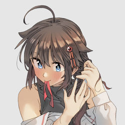 This is a pixiv picture whose title is これから提督に会う.