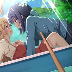 This is a pixiv picture whose title is オンザボート.