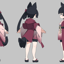 This is a pixiv picture whose title is 歌墨.