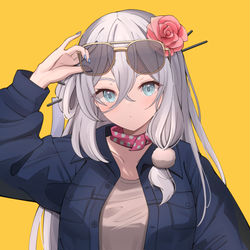 This is a pixiv picture whose title is 粉雪つらら.