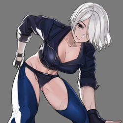 This is a pixiv picture whose title is kof.