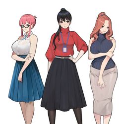 This is a pixiv picture whose title is female character.