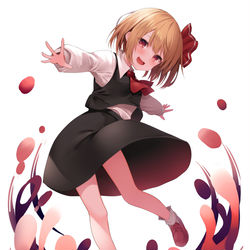 This is a pixiv picture whose title is ルーミア.