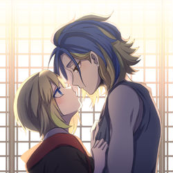 This is a pixiv picture whose title is セキカイ／雑.