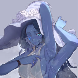 This is a pixiv picture whose title is 腋が４つあるラニ様.