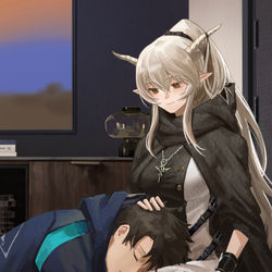 This is a pixiv picture whose title is シャイニングと一緒に過ごす幸せな時間.
