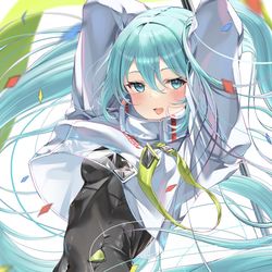 This is a pixiv picture whose title is レーシングミク2022.