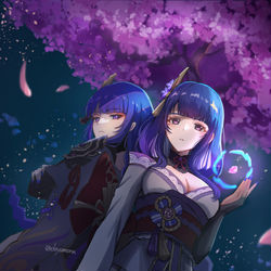 This is a pixiv picture whose title is 過去と未来.