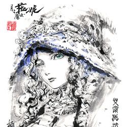 This is a pixiv picture whose title is 【極道畫師】菈妮.