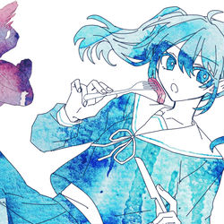This is a pixiv picture whose title is 妄想感傷代償連盟.