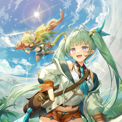 This is a pixiv picture whose title is 虹魔の調停者２.