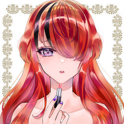 This is a pixiv picture whose title is 💄.