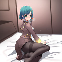 This is a pixiv picture whose title is 💙.