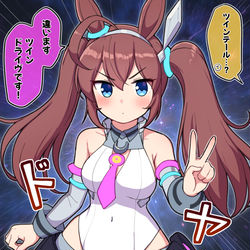 This is a pixiv picture whose title is ツインテールブルボン.