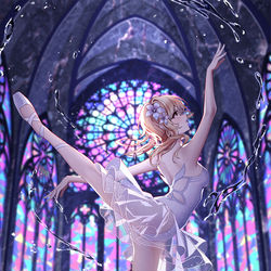 This is a pixiv picture whose title is 荧.