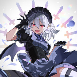 This is a pixiv picture whose title is 黒咲夜.