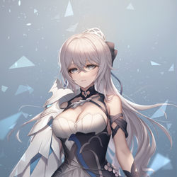 This is a pixiv picture whose title is bronya.