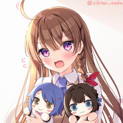 This is a pixiv picture whose title is ぬいぐるみは別に子供っぽくないもん…！！.