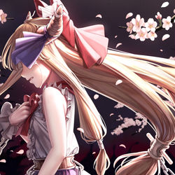 This is a pixiv picture whose title is 鬼の目には、涙.