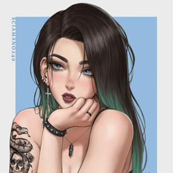 This is a pixiv picture whose title is April - OC.