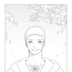 This is a pixiv picture whose title is ナルヒナ漫画24.