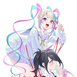 This is a pixiv picture whose title is ♰昇天♰.