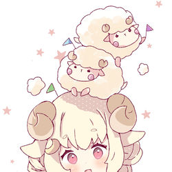 This is a pixiv picture whose title is 🐏.