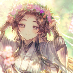 This is a pixiv picture whose title is 🌸.