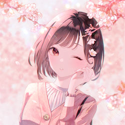 This is a pixiv picture whose title is 春の花.