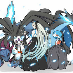 This is a pixiv picture whose title is ポケモントレーナーのモルガン陛下.