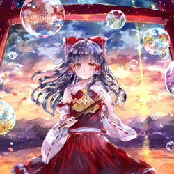 This is a pixiv picture whose title is 幻想に咲いた花.