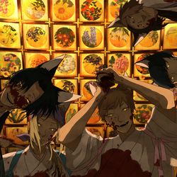 This is a pixiv picture whose title is 極楽浄土へ.
