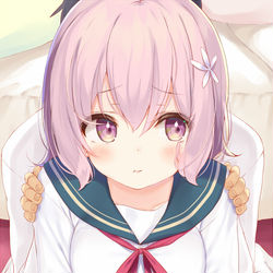 This is a pixiv picture whose title is 集中できない.