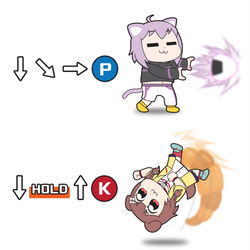 This is a pixiv picture whose title is おかころの必殺技コマンド.