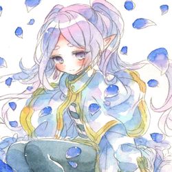 This is a pixiv picture whose title is 綺麗な花畑を出す魔法.