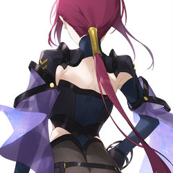 This is a pixiv picture whose title is バゼットさんの後ろ姿.