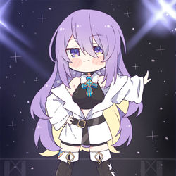 This is a pixiv picture whose title is Hey Moona!.